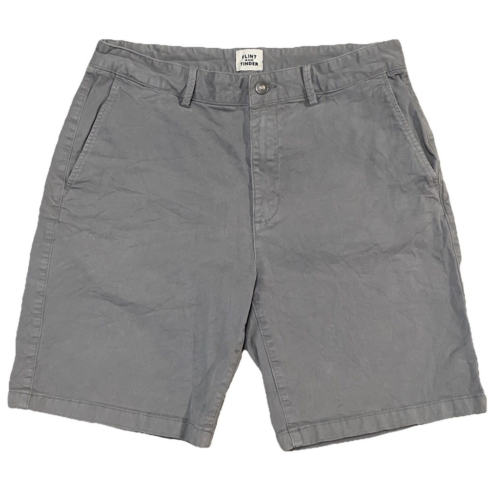 Flint & Tinder Men's Sz. 33"X 9" Shorts in Light‎ Grey